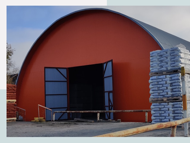 Полукруглые ангары по цене от 616 руб. в Рязань