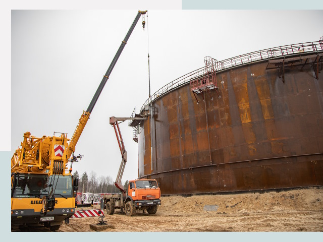 Монтаж резервуаров в Рязани от 616 руб. за м³