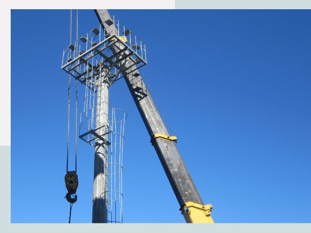 Монтаж осветительных мачт в Рязань от 616 руб.