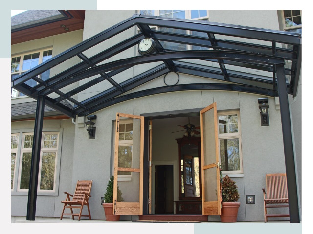 Козырьки металлические в Рязани