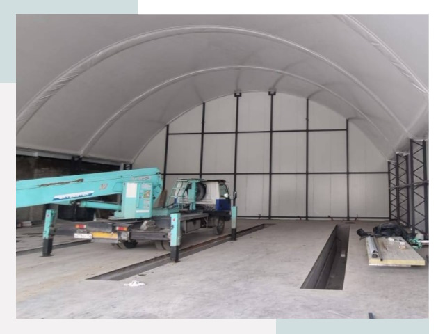 Внутреннее оснащение ангаров в Рязани