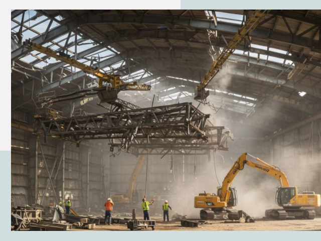 Демонтаж ангаров в Рязани от 616 руб. за м²