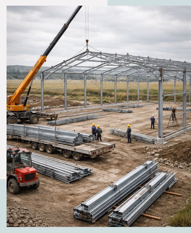 Строительство ангаров для сельхозтехники в Рязани под ключ