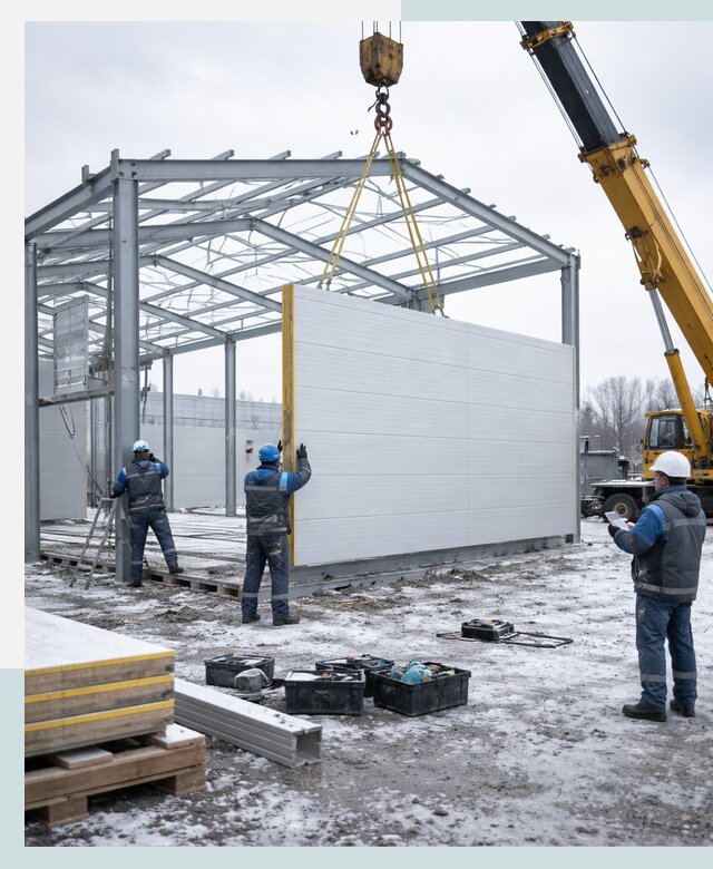 Строительство холодильных складов под ключ в Рязани