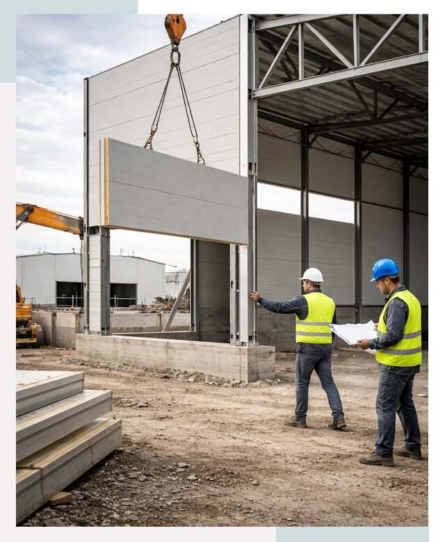 Склад из сэндвич панелей под ключ в Рязани от 9755 р. | СтальСтрой-Рзн