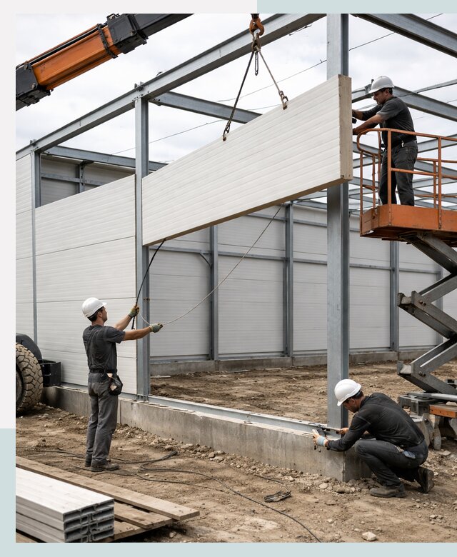 Строительство складов из сэндвич панелей в Рязани под ключ