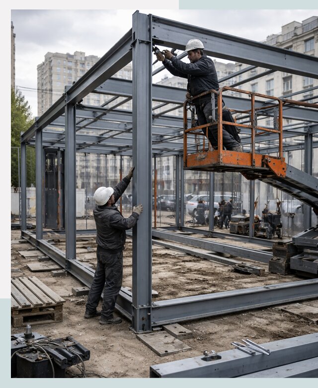 Строительство и монтаж торговых павильонов под ключ в Рязани