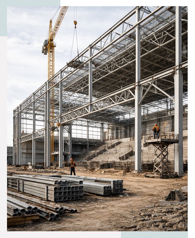 Строительство спортивных комплексов в Рязани от 30804 р. | СтальСтрой-Рзн